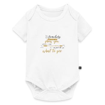 BEST TEACHERS SHOW SAY SEE SAYINGS GIFT - Baby Premium short-sleeve bodysuit - white - Front