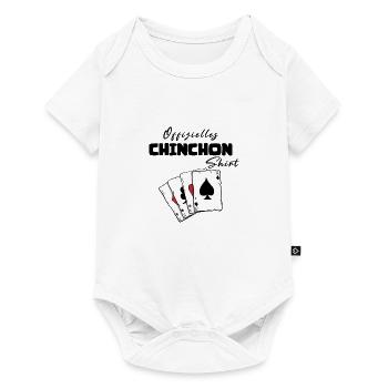 Chinchon Chemise Officielle - Body à manches courtes Premium Bébé - blanc - Devant