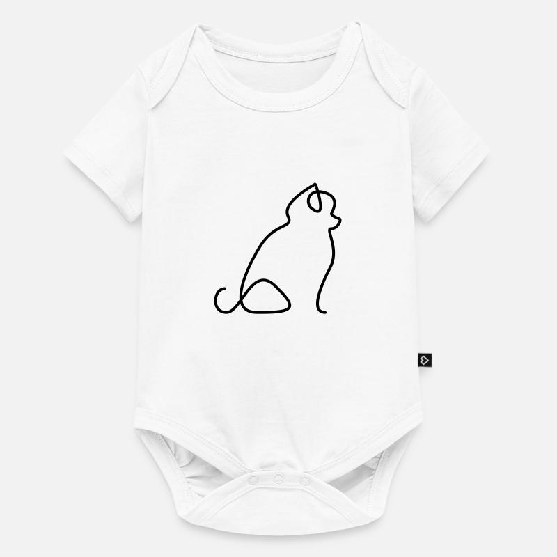 Pomeranian - Baby Premium Kurzarmbody - Weiß