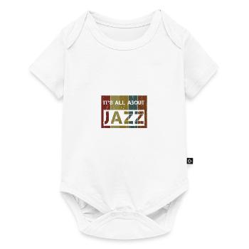 It' all about jazz - Baby Premium Kurzarmbody - Weiß - Vorne