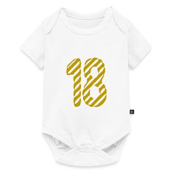 ANNIVERSARY. HAPPY BIRTHDAY. HAPPY BIRTHDAY. - Baby Premium short-sleeve bodysuit - white - Front