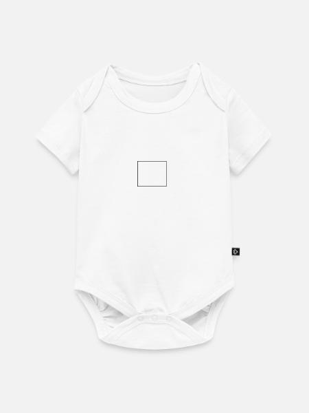 Viereck - Baby Premium Kurzarmbody - Weiß