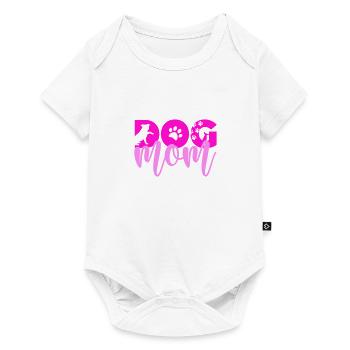 CHIENS MÈRE CHIENS AMOUR MAMAN MAMAN MOTIF - Body à manches courtes Premium Bébé - blanc - Devant