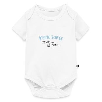 keine Sorge nur ne Phase - Baby Premium Kurzarmbody - Weiß - Vorne
