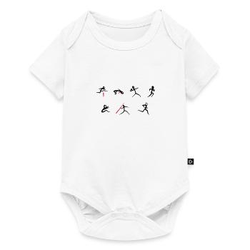 Decathlon, athlétisme - Body à manches courtes Premium Bébé - blanc - Devant
