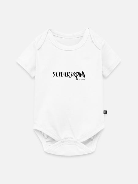 St Peter Ording - Baby Premium Kurzarmbody - Weiß