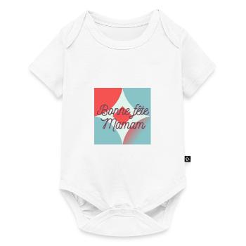 FÊTE DES MÈRES,BONNE FÊTE MAMAN,MAMAN,JE T'AIME - Body à manches courtes Premium Bébé - blanc - Devant