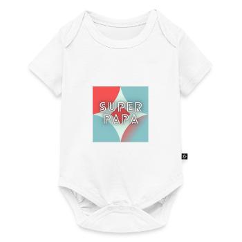 FATHER's DAY. HAPPY BIRTHDAY DAD. DAD. HAPPY BIRTHDAY - Baby Premium short-sleeve bodysuit - white - Front