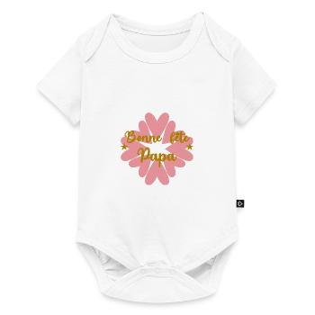 BONNE FÊTE PAPA. PAPA. FÊTE DES PÈRES. BONNE FÊTE - Body à manches courtes Premium Bébé - blanc - Devant