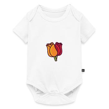 tulip - Baby Premium short-sleeve bodysuit - white - Front