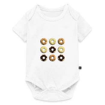 Donuts Party im Herbst. - Baby Premium Kurzarmbody - Weiß - Vorne