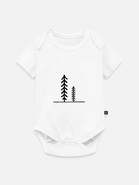 Outdoor Naturliebhaber - Baby Premium Kurzarmbody - Weiß