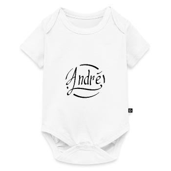 André - Baby Premium short-sleeve bodysuit - white - Front