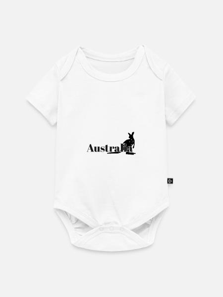 Australien - Baby Premium Kurzarmbody - Weiß