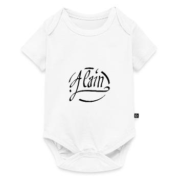 Alan - Baby Premium short-sleeve bodysuit - white - Front