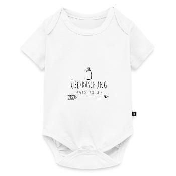 Überraschung ihr werdet Großeltern - Baby Premium Kurzarmbody - Weiß - Vorne