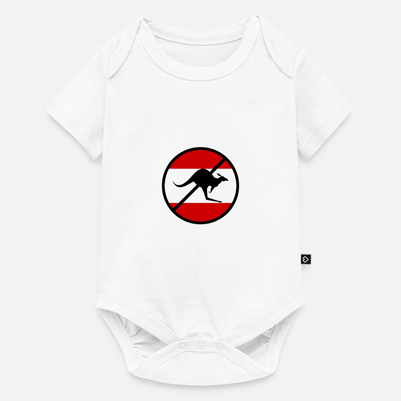 No Kangaroos in Austria - Baby Premium short-sleeve bodysuit - white