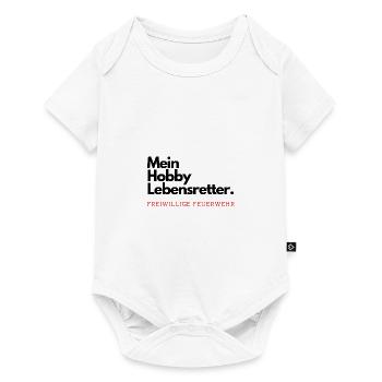 Mein Hobby Lebensretter. Freiwillige Feuerwehr. - Baby Premium Kurzarmbody - Weiß - Vorne