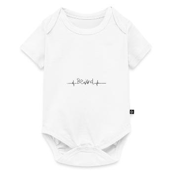 Be Kind heart line art - Baby Premium short-sleeve bodysuit - white - Front