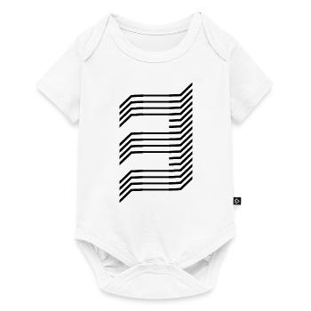 Unique number 3 - Baby Premium short-sleeve bodysuit - white - Front