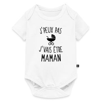 J'peux pas j'vais être maman - Body à manches courtes Premium Bébé - blanc - Devant