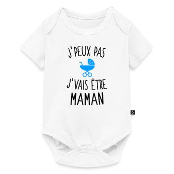 J'peux pas j'vais être maman - Body à manches courtes Premium Bébé - blanc - Devant