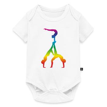 Acrobatics, Gymnastics - Baby Premium short-sleeve bodysuit - white - Front