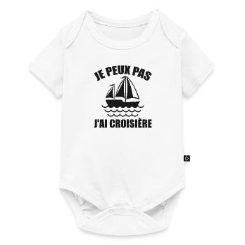 I can't I cruised - Baby Premium short-sleeve bodysuit - white - Front