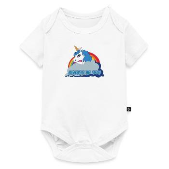 Always be you (Unicorn) - Baby Premium Kurzarmbody - Weiß - Vorne