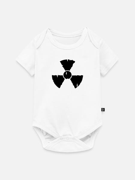 radio active / radioactive - Baby Premium Kurzarmbody - Weiß