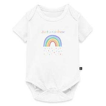 Einfach Regenbogen - Baby Premium Kurzarmbody - Weiß - Vorne