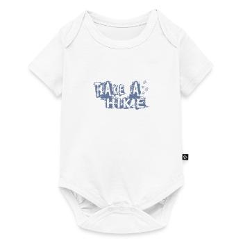 TAKE A HIKE - Baby Premium Kurzarmbody - Weiß - Vorne
