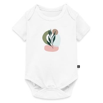 Minimalistic Boho Style - Baby Premium Kurzarmbody - Weiß - Vorne