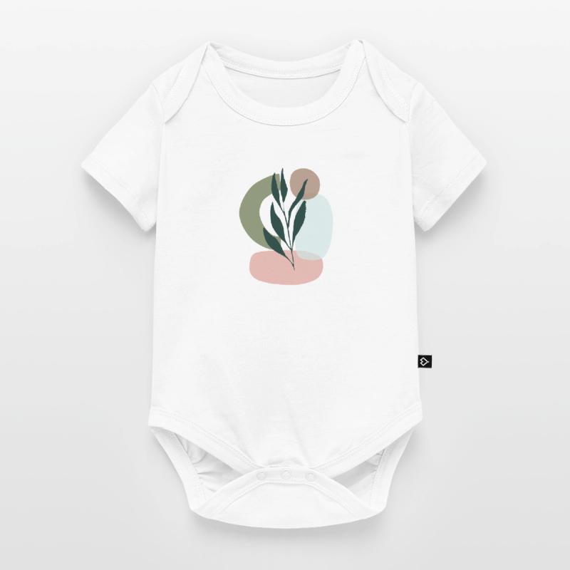 Minimalistic Boho Style Baby Premium short-sleeve bodysuit