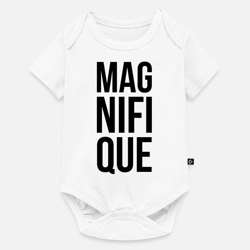 magnifique - Body à manches courtes Premium Bébé - blanc
