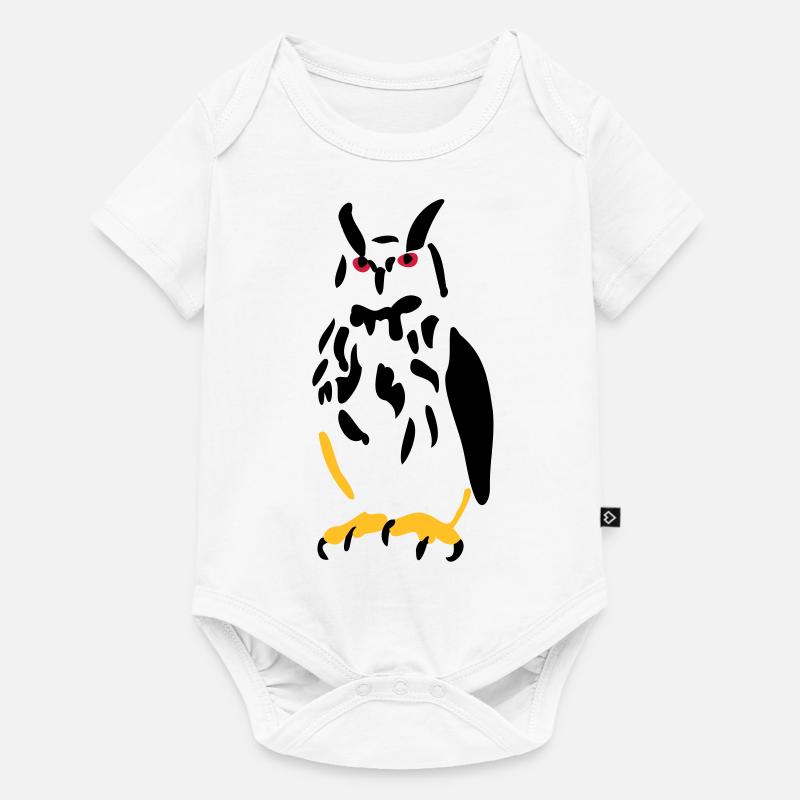 Eagle owl - Baby Premium short-sleeve bodysuit - white