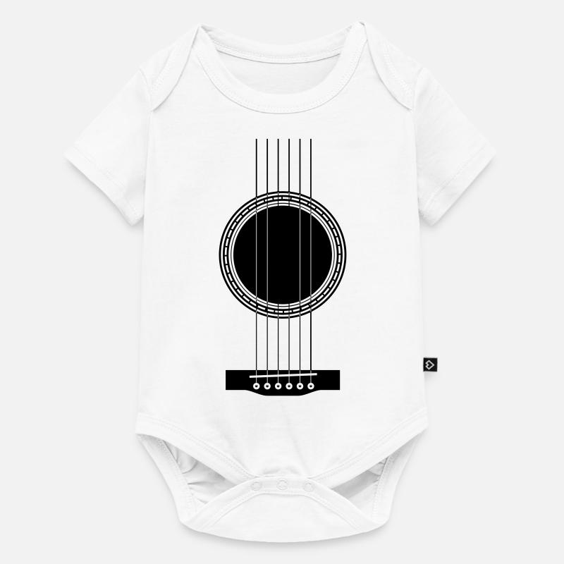 Guitar | Strings unplugged guitarist - Baby Premium short-sleeve bodysuit - white