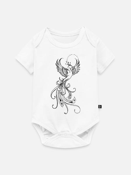 Phönix - Baby Premium Kurzarmbody - Weiß