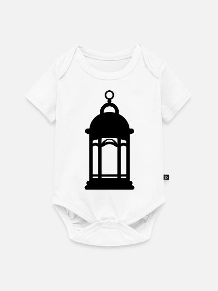 Laterne - Baby Premium Kurzarmbody - Weiß