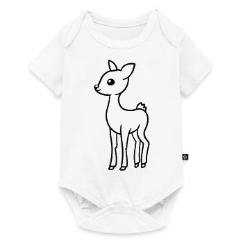 Deer - Baby Premium short-sleeve bodysuit - white - Front