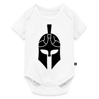 Spartan helmet - Baby Premium short-sleeve bodysuit - white - Front