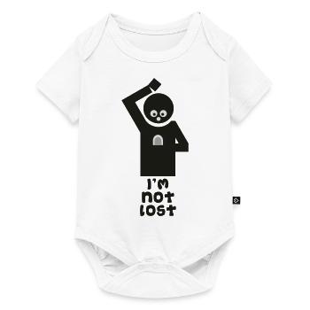 Geocaching: I'm Not Lost! - Baby Premium short-sleeve bodysuit - white - Front