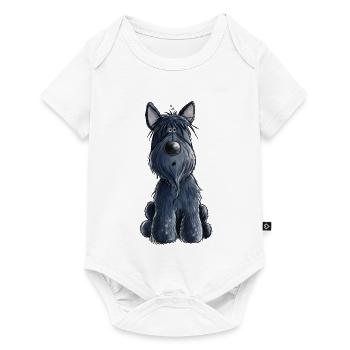 Süßer Scottish Terrier - Scottie - Geschenk - Hund - Baby Premium Kurzarmbody - Weiß - Vorne
