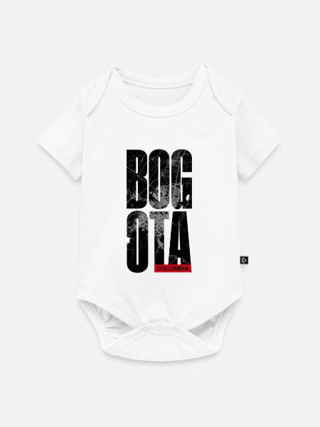Kolumbien Karte Großbuchstaben - Baby Premium Kurzarmbody - Weiß