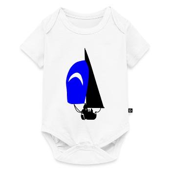 Segelboot - Baby Premium Kurzarmbody - Weiß - Vorne