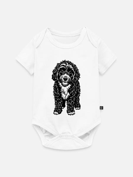 Cockapoo - Baby Premium Kurzarmbody - Weiß