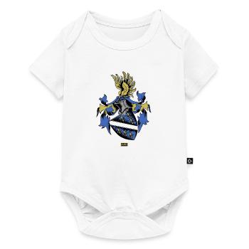 Emblème de chevalier de Bosnie - Body à manches courtes Premium Bébé - blanc - Devant