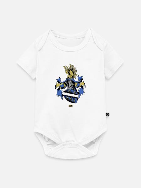 Emblème de chevalier de Bosnie - Body à manches courtes Premium Bébé - blanc