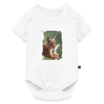 squirrel - Baby Premium short-sleeve bodysuit - white - Front