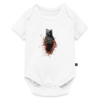 ours - Body à manches courtes Premium Bébé - blanc - Devant